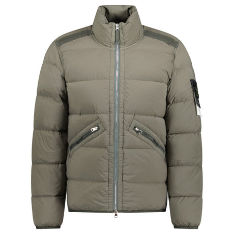 Stone Island Puffer Jacket In Seamless Tunnel Nylon Walnut Brown - Boinclo - Outlet Sale Under Retail