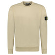 Stone Island Ribbed Detailed Crewneck Sweatshirt Desert - Boinclo - Outlet Sale Under Retail