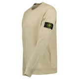Stone Island Ribbed Detailed Crewneck Sweatshirt Desert - Boinclo - Outlet Sale Under Retail