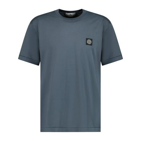 Stone Island Small Patch Logo T-Shirt Lead Grey - Boinclo ltd - Outlet Sale Under Retail