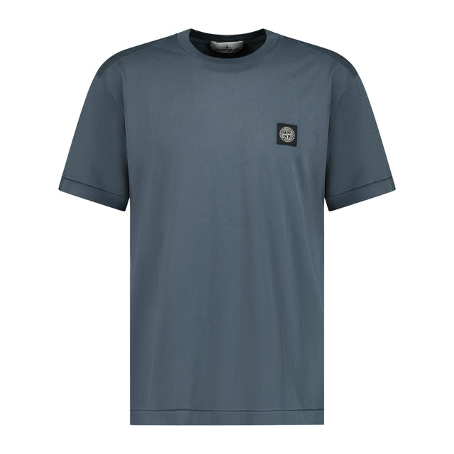 Stone Island Small Patch Logo T-Shirt Lead Grey - Boinclo ltd - Outlet Sale Under Retail