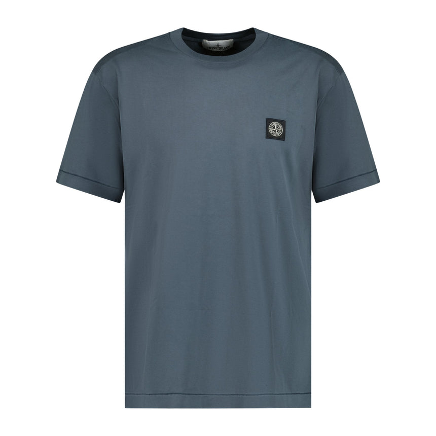 Stone Island Small Patch Logo T-Shirt Lead Grey - Boinclo ltd - Outlet Sale Under Retail