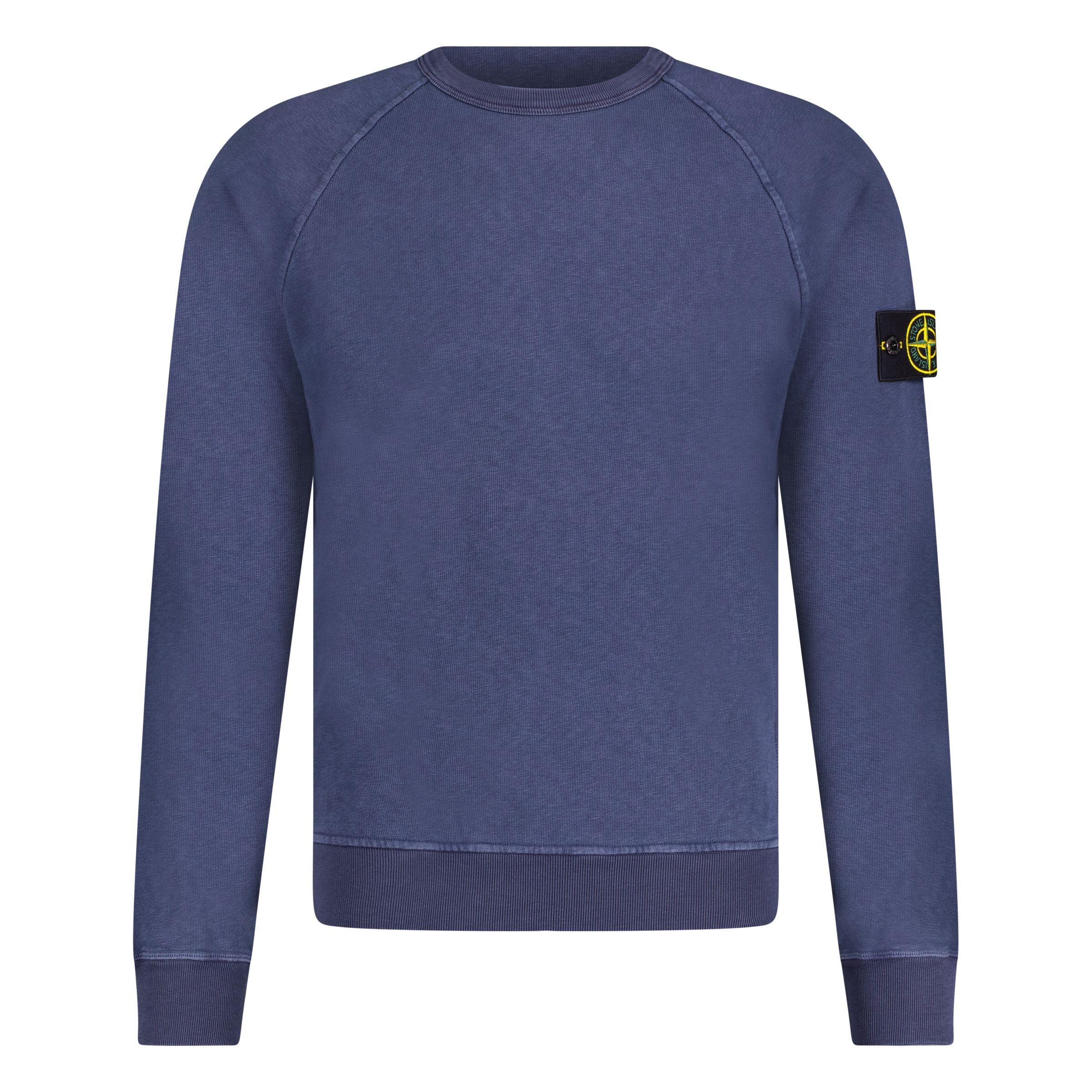 Color variation of Badge Cotton Sweatshirt Blue