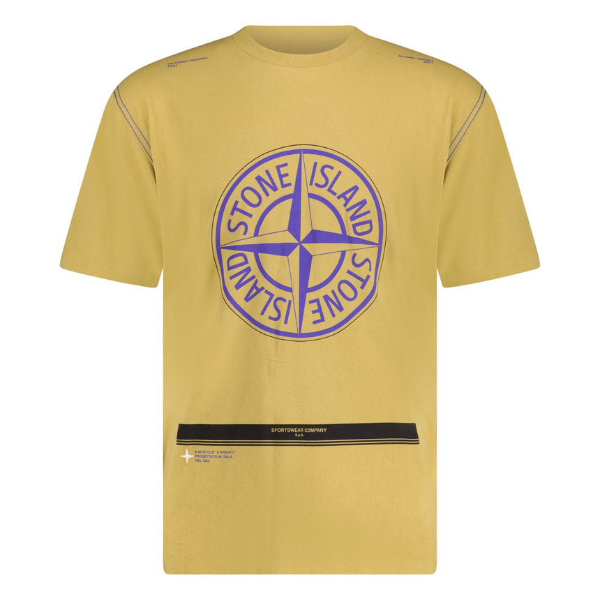 Logo Print T-Shirt Mustard Yellow