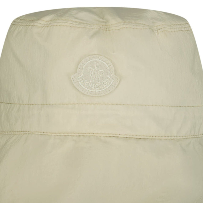 (Womens) Moncler Nylon Bucket Hat Beige - Boinclo ltd - Outlet Sale Under Retail