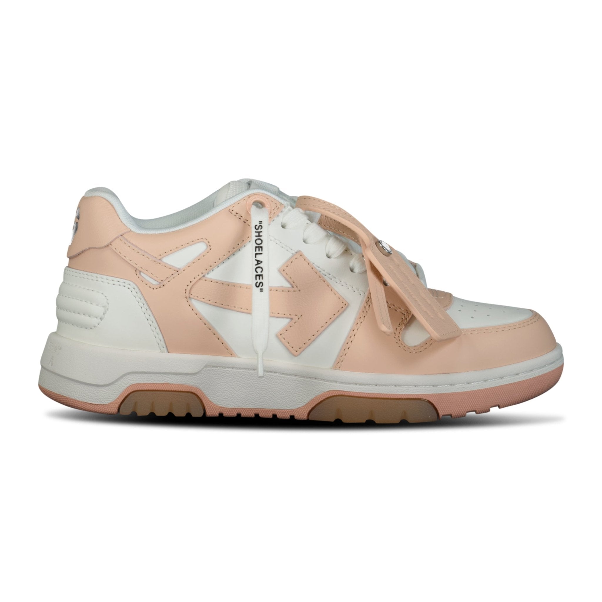 Color variation of Out Of Office Calf Leather Sneakers White & Powder Pink