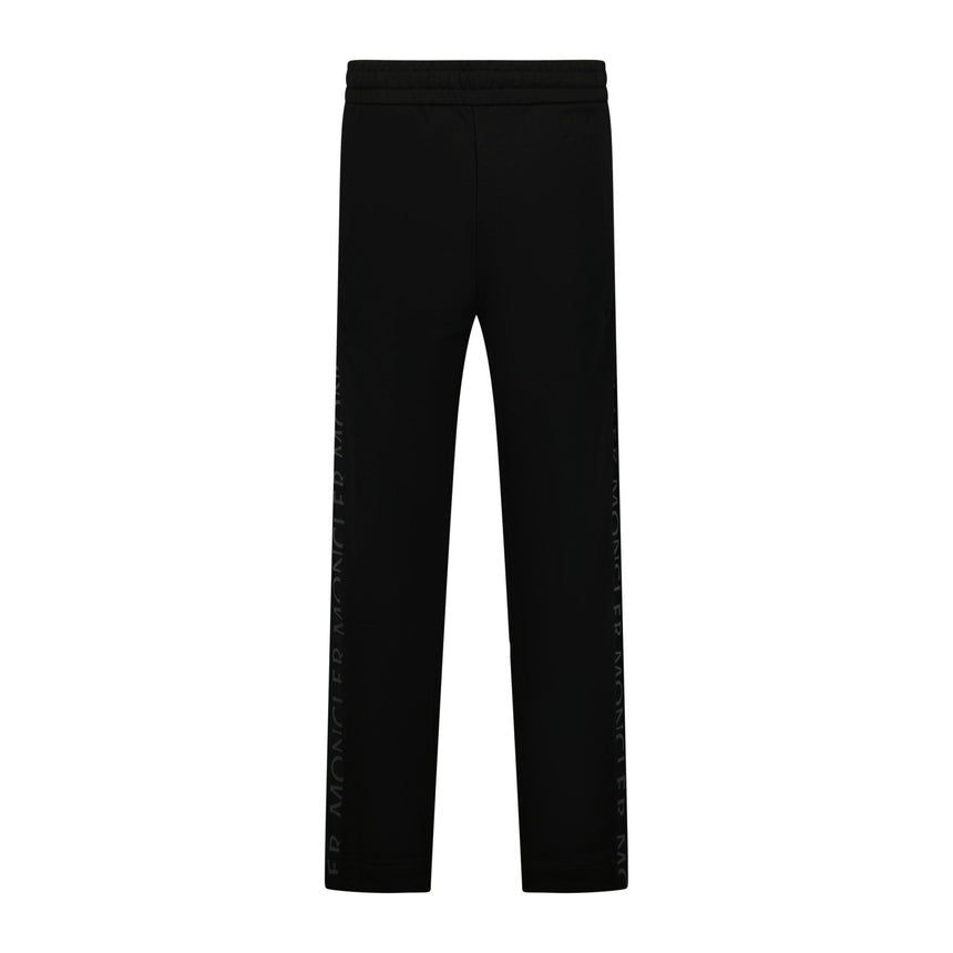 Moncler Tape Writing Logo Sweatpants Black - Boinclo ltd